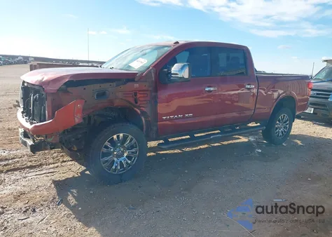 2016 Nissan Titan Xd Platinum Reserve Diesel from USA, damaged, VIN 1N6BA1F41GN516397